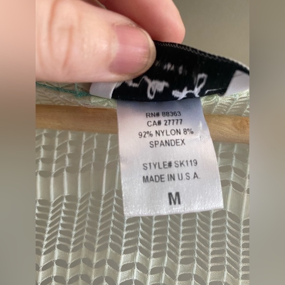 Jordan Taylor aqua marine swimsuit coverup - Picture 5 of 8